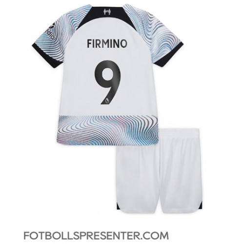 Liverpool Roberto Firmino #9 Bortatröja Barn 2022-23 Kortärmad (+ korta byxor)